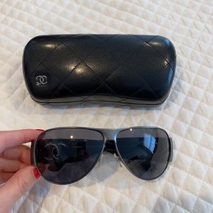 Chanel Grey Sunglasses